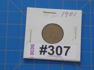 1901 USA Indian Head 1 cent