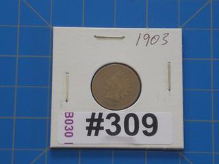 1903 USA Indian Head 1 cent