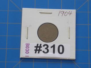 1904 USA Indian Head 1 cent