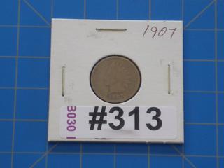 1907 USA Indian Head 1 cent