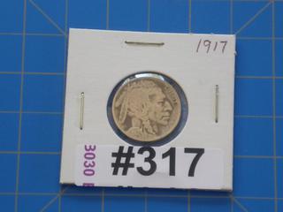 1917 USA Buffalo 5 cents