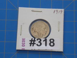 1919 USA Buffalo 5 cents