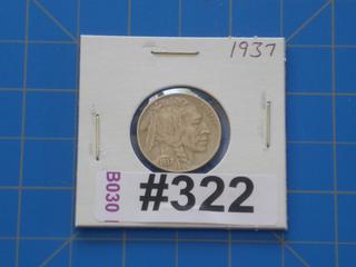 1937 USA Buffalo 5 cents