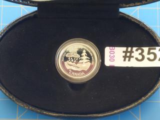 2000 Canada Millennium  Sterling Silver Natural Legacy Coin 
