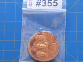 1969 Apollo 12 Medallion