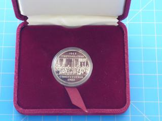 1982 Canada Confederation/Constitution Dollar in presentation case