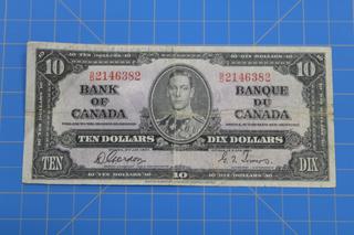 1937 Bank of Canada $10 Gordon/Towers SD2146382