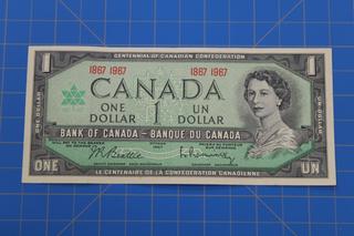 1967 Centennial $1 Beattie/Rasminsky NO SERIAL #