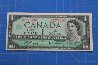 1967 $1 3-in-Row Beattie/Rasminsky GP1270628, 29, 30