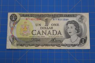 1973 $1 Crow/Bouey BFF8012589