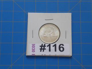 1968 Canada Silver 25 cents