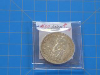 (1)1958 Canadian Totem Silver Dollar