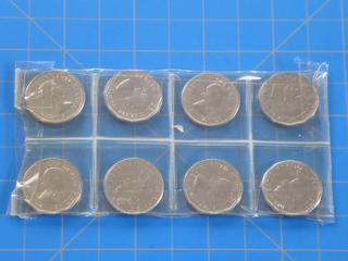 (8) Canadian Silver Nickels