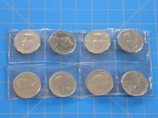 (8) Canadian Silver Nickels