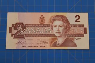 $2 Canadian Dollar Bill