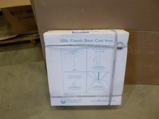 50LB Cast Iron Umbrella Stand (W-1-1-3)