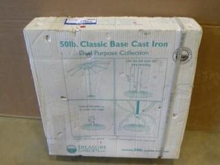 50LB Cast Iron Umbrella Stand (W-1-1-2)