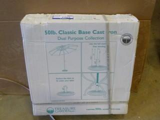 50LB Cast Iron Umbrella Stand (W-1-1-2)