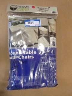 60" Round Table w/ Chairs Protective Cover (D-2)