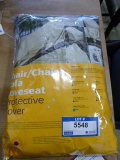 71" W x 84" D x 42" H Double Chaise Lounge Protective Cover (D-2)