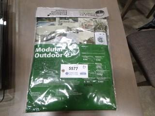 40" W x 40" D x 32" H Modular Corner Protective Cover (D-1)