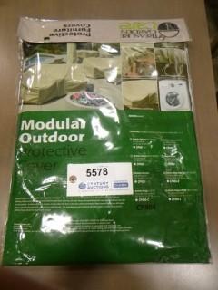 40" W x 40" D x 32" H Modular Corner Protective Cover (D-1)