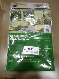 40" W x 40" D x 32" H Modular Corner Protective Cover (D-1)