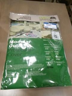 40" W x 40" D x 32" H Modular Corner Protective Cover (D-1)