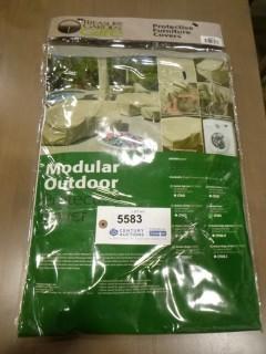 40" W x 40" D x 32" H Modular Corner Protective Cover (D-1)