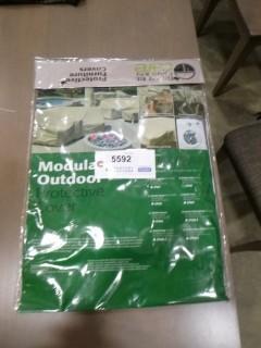 28" W x 40" D 32" H Modular Armless Protective Cover (D-1)
