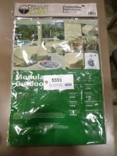 28" W x 40" D 32" H Modular Armless Protective Cover (D-1)
