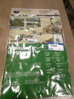 28" W x 40" D 32" H Modular Armless Protective Cover (D-1)