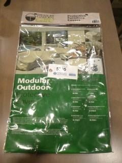 28" W x 40" D 32" H Modular Armless Protective Cover (D-1)