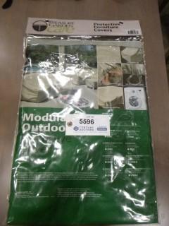 28" W x 40" D 32" H Modular Armless Protective Cover (D-1)