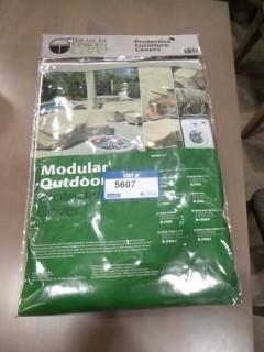 32" W x 40" D x 32" H Modular Left End Protective Cover (D-1)