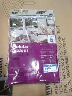 32" W x 40" x 32" H Modular Right Arm End Protective Cover (C-2)