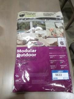 40" W x 40" D x 32" H Modular Corner Protective Cover (C-2) (D-1)
