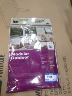 40" W x 40" D x 32" H Modular Corner Protective Cover (C-2)