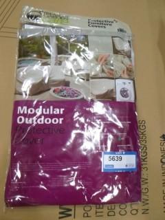 40" W x 40" D x 32" H Modular Corner Protective Cover (C-2)