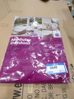 40" W x 40" D x 32" H Modular Corner Protective Cover (C-2)