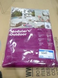 40" W x 40" D x 32" H Modular Corner Protective Cover (C-2)