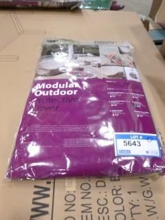 40" W x 40" D x 32" H Modular Corner Protective Cover (C-2)