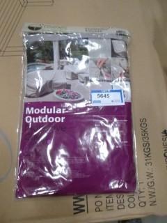 40" W x 40" D x 32" H Modular Corner Protective Cover (C-2)