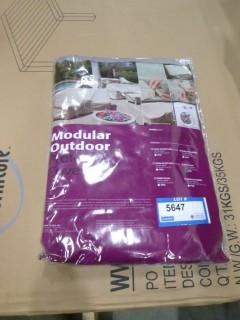 40" W x 40" D x 32" H Modular Corner Protective Cover (C-2)