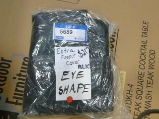 Eye Shape Fire Pit Table Protective Cover (D-2)