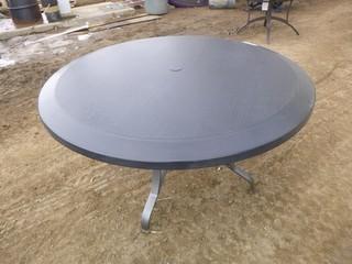 50" Round Composite Top Patio Table (WR-2-20)