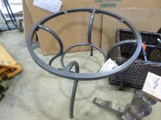 Assorted Table Bases, Woven End Table Base and Woven Chair Base (WR-5) (WR-3-30) (WR-3-10)