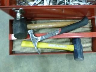 Tool Box, Assorted Allen Keys, Sledge Hammer Level Etc. (C-1)