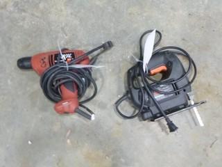Skil 3/8" Drill and Black and Decker Jig Saw (C-1)