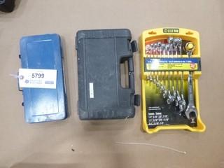 Assorted Metric and Imperial Combination Wrenches and Socket Set (C-1)
